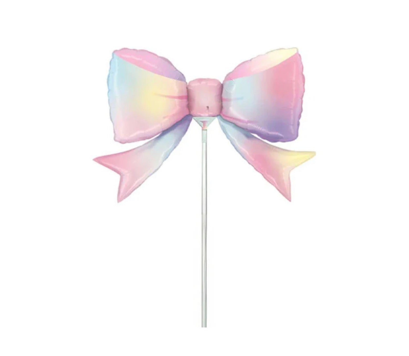 Betallic 14" Pastel Multicolor Bow Balloon (AIR-FILL ONLY / FLAT)